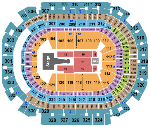 American Airlines Center Romeo Santos 2 Seating Chart