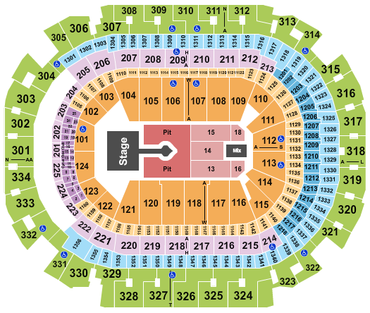 American Airlines Center Sabrina Carpenter Seating Chart