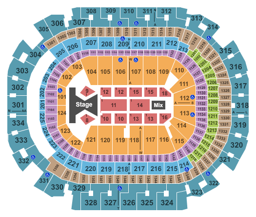 American Airlines Center Tim McGraw Seating Chart