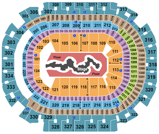 American Airlines Center Travis Scott Seating Chart