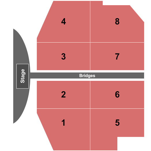 American Bank Center End Stage Bridges Seating Chart
