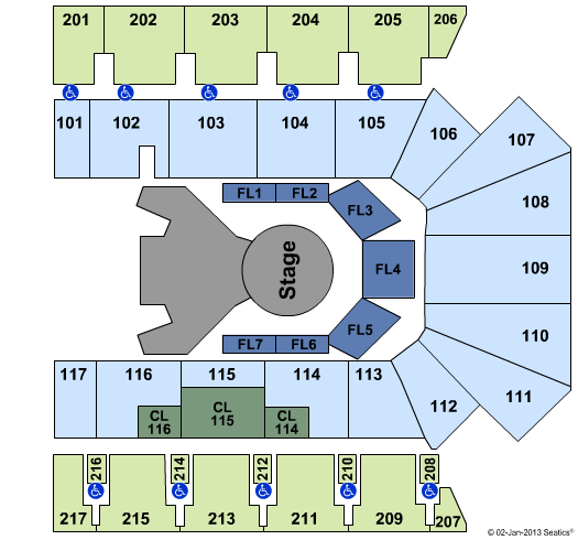 American Bank Center Cirque Quidam Seating Chart