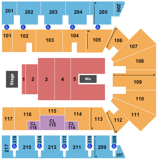 American Bank Center Tim Tebow Seating Chart
