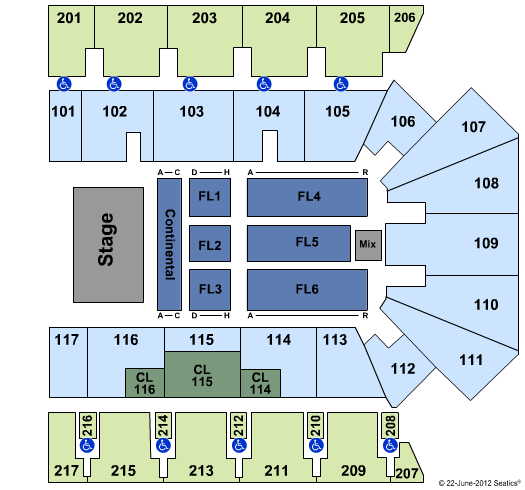 American Bank Center Willie Nelson Seating Chart