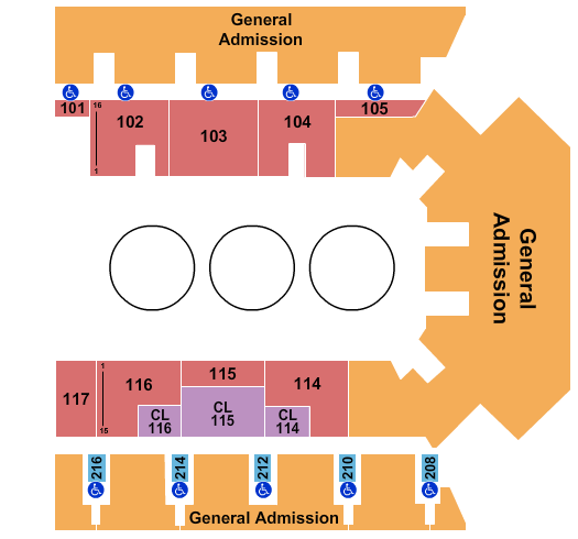 American Bank Center Carden International Circus Seating Chart