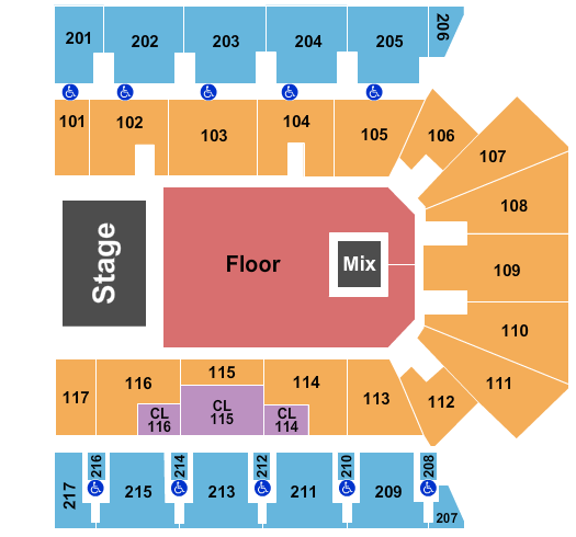 American Bank Center Seating Chart