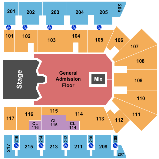 American Bank Center Ghost Seating Chart