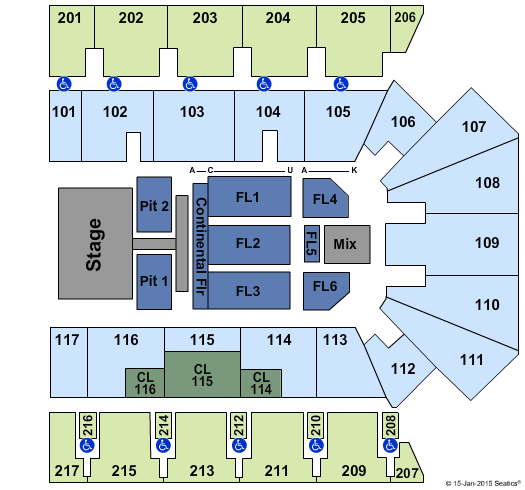 American Bank Center Jason Aldean Seating Chart