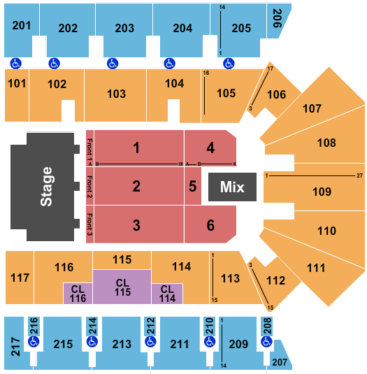 American Bank Center Luis Miguel Seating Chart