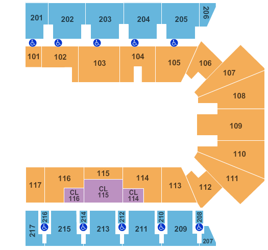 American Bank Center Monster Jam Seating Chart