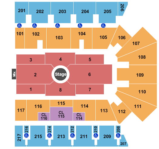 Hilliard Center Arena Nate Bargatze Seating Chart
