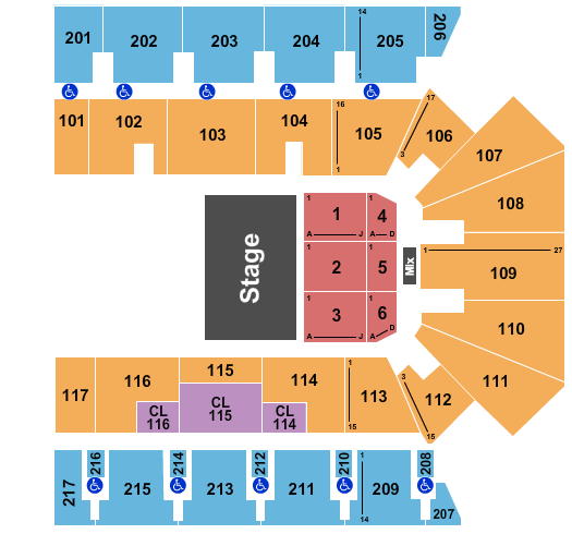 American Bank Center Sesame Street Seating Chart