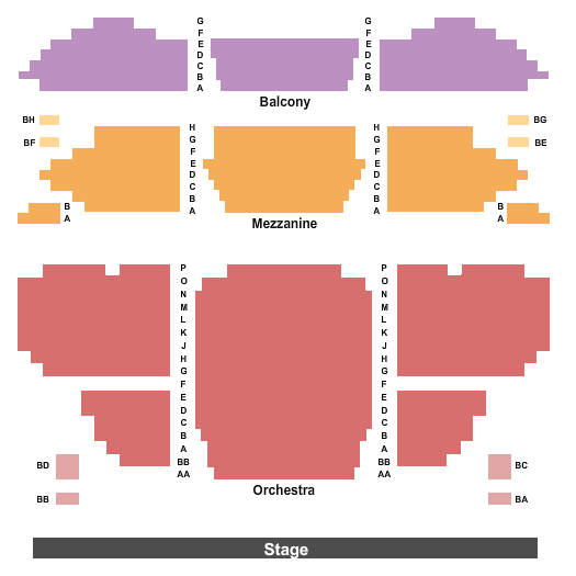 American Conservatory Theater Seating Map