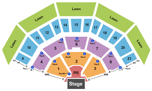 American Family Insurance Amphitheater Thomas Rhett Seating Chart