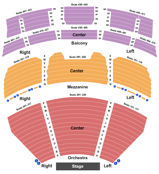 Fall Doo Wop Cavalcade American Music Theatre Seating Chart