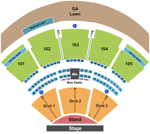 Riley Green Ameris Bank Amphitheatre Seating Chart