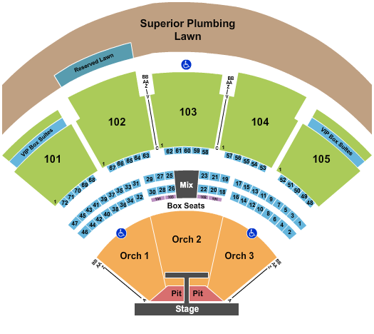 Ameris Bank Amphitheatre Tim McGraw Seating Chart