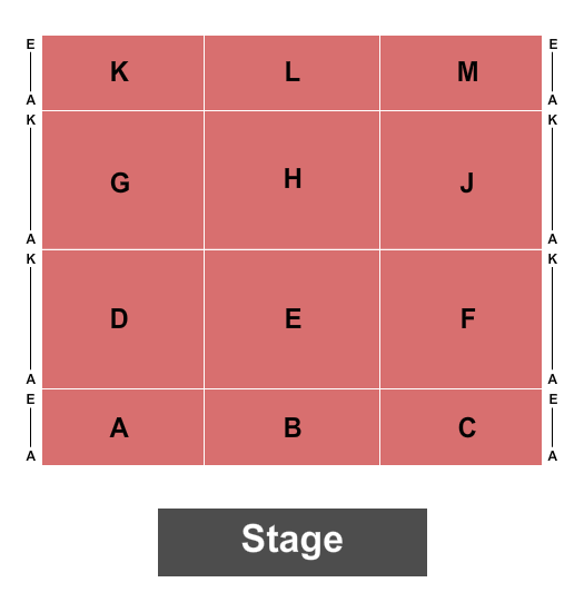 Ameristar Casino & Hotel - Saint Charles Seating Chart
