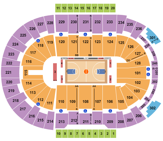 Amica Mutual Pavilion Harlem Globetrotters Seating Chart