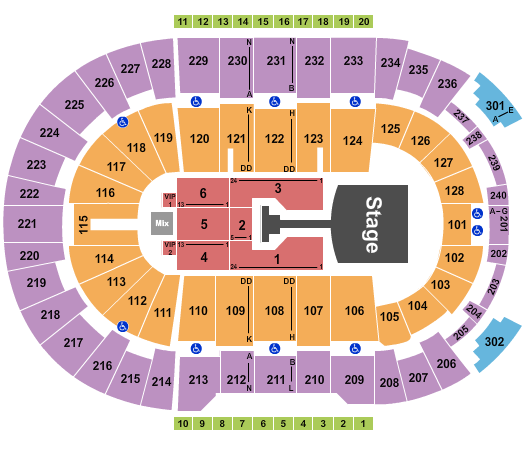 Amica Mutual Pavilion Jonas Brothers Seating Chart
