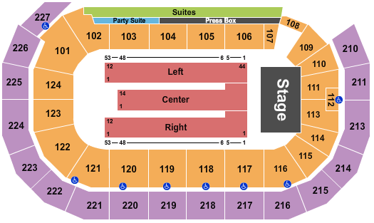 AMSOIL Arena At DECC Chicago The Band Seating Chart