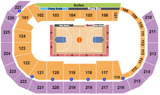 AMSOIL Arena At DECC Harlem Globetrotters Seating Chart