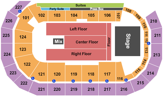 AMSOIL Arena At DECC Seating Chart