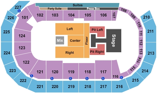 AMSOIL Arena At DECC Old Dominion 2 Seating Chart