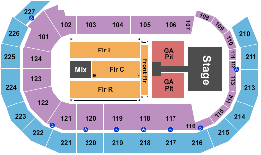 AMSOIL Arena At DECC Old Dominion Seating Chart