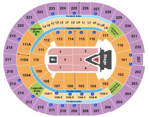 Kia Center Aerosmith Seating Chart