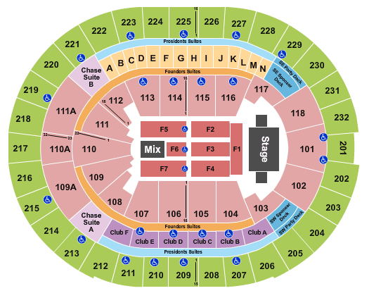 Amway Center Interactive Seating Chart