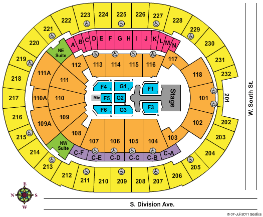 Kia Center Britney Spears Seating Chart