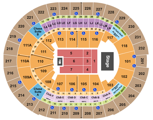 Amway Center Seating Chart