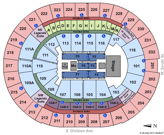 Kia Center Demi Lovato Seating Chart
