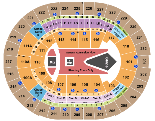 Kia Center Disturbed Seating Chart