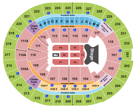 Orlando Amphitheater Seating Chart
