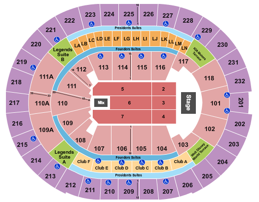 Kia Center Endstage 4 Seating Chart