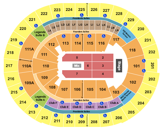 Kia Center Endstage 6 Seating Chart