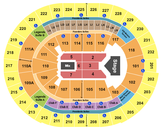 Kia Center Jelly Roll Seating Chart