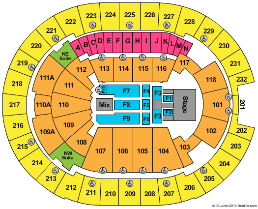 Kia Center Jonas Brothers Seating Chart