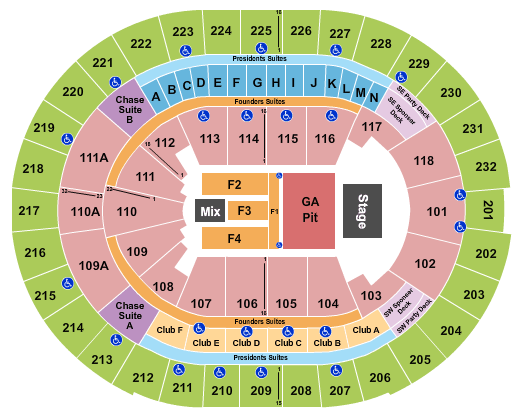 Kia Center Miranda Lambert Seating Chart