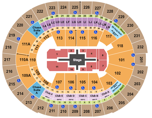 Amway Center Roger Waters 2 seating chart - eventticketscenter.com
