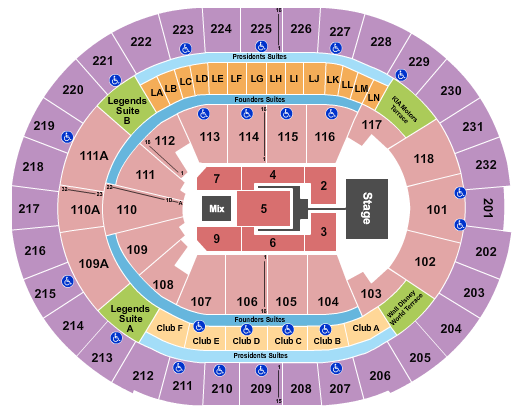 Kia Center TobyMac Seating Chart