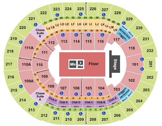 Kia Center Twenty One Pilots Seating Chart