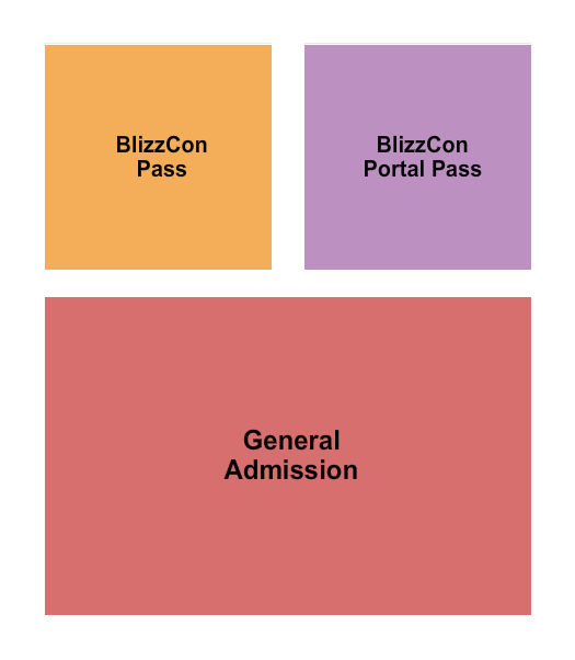 Anaheim Convention Center GA - BlizzCon Seating Chart