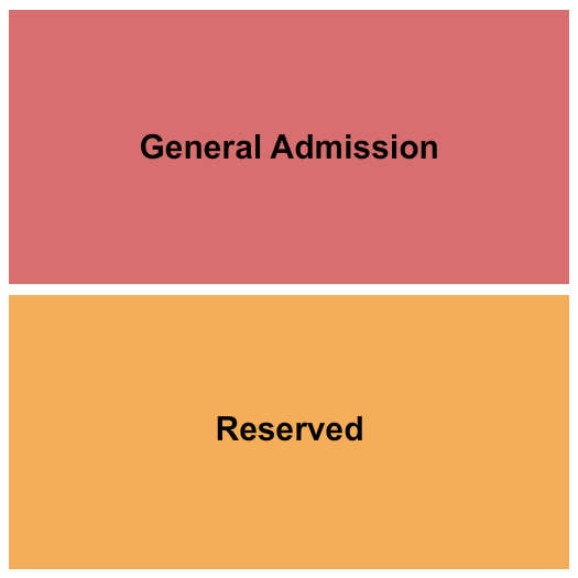 Analog at Hutton Hotel GA/Reserved Seating Chart