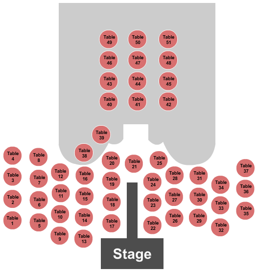 Andiamo Celebrity Showroom Drag Queen Brunch Seating Chart