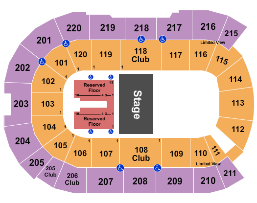 Angel of the Winds Arena Alice Cooper Seating Chart