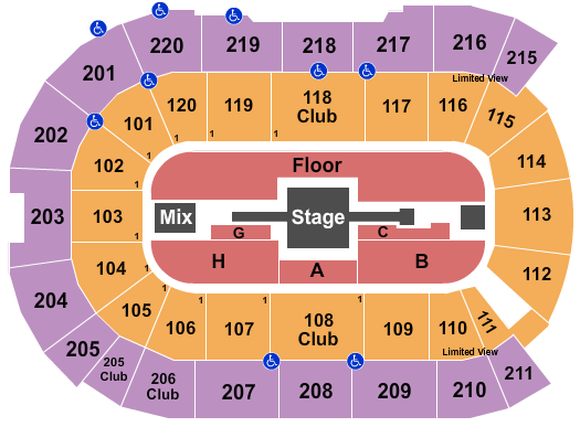 Angel of the Winds Arena Anirduh Seating Chart