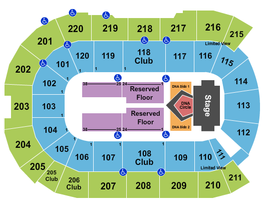 Angel Of The Winds Arena Seating Chart